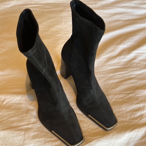 Alexander Wang Mascha boots in black suede - Picture 6 of 11